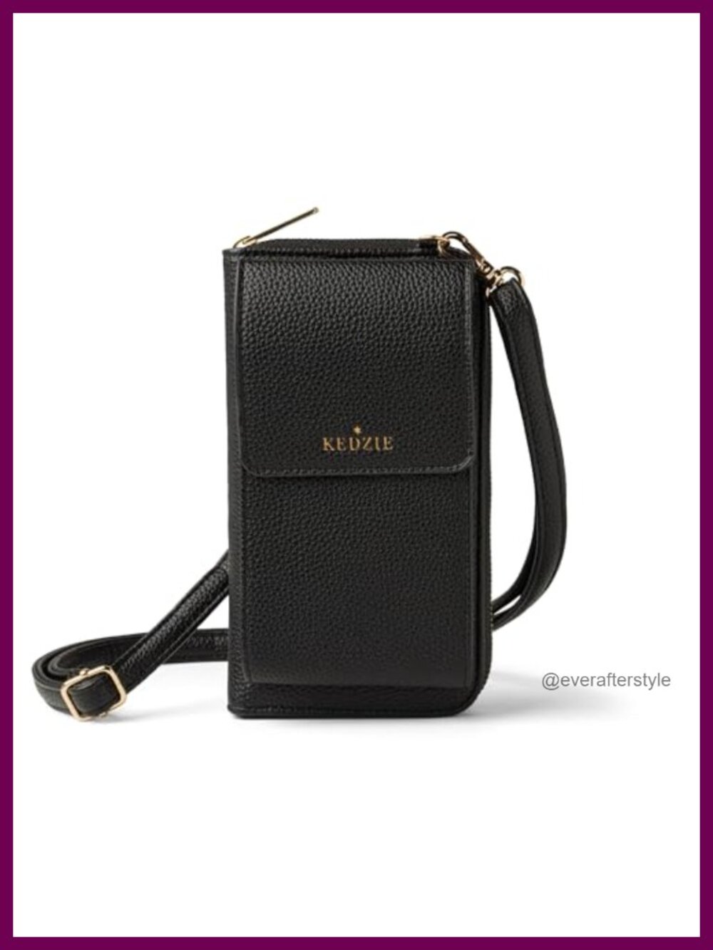 KEDZIE Eclipse Smartphone Crossbody Bag Removable Strap Card Slots